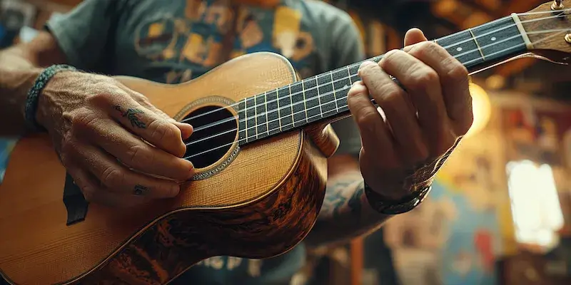 Czy chwyty na ukulele są takie same jak na gitarę?