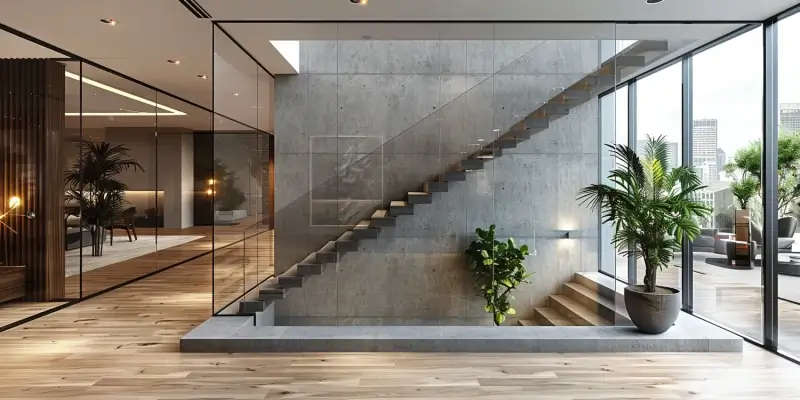 Balustrady szklane wewnetrzne warszawa